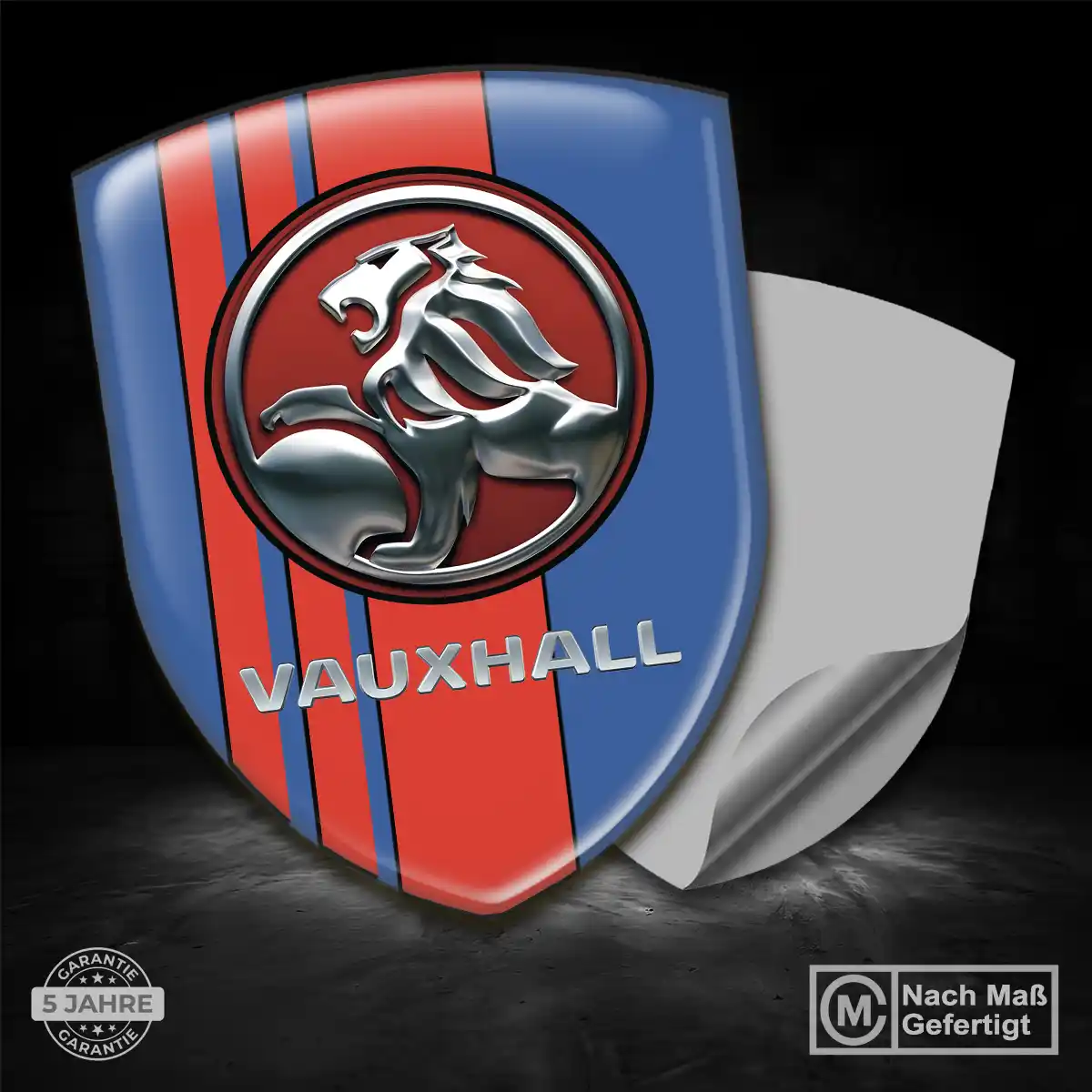 Vauxhall Embleme Silikon Aufkleber Hochwertiges Harz