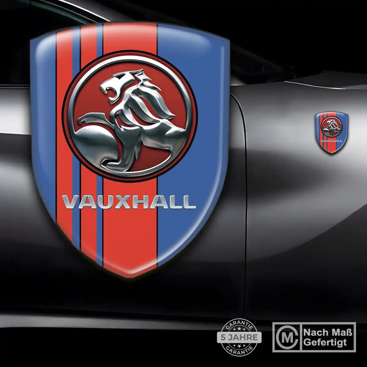 Vauxhall Embleme Silikon Aufkleber Hochwertiges Harz