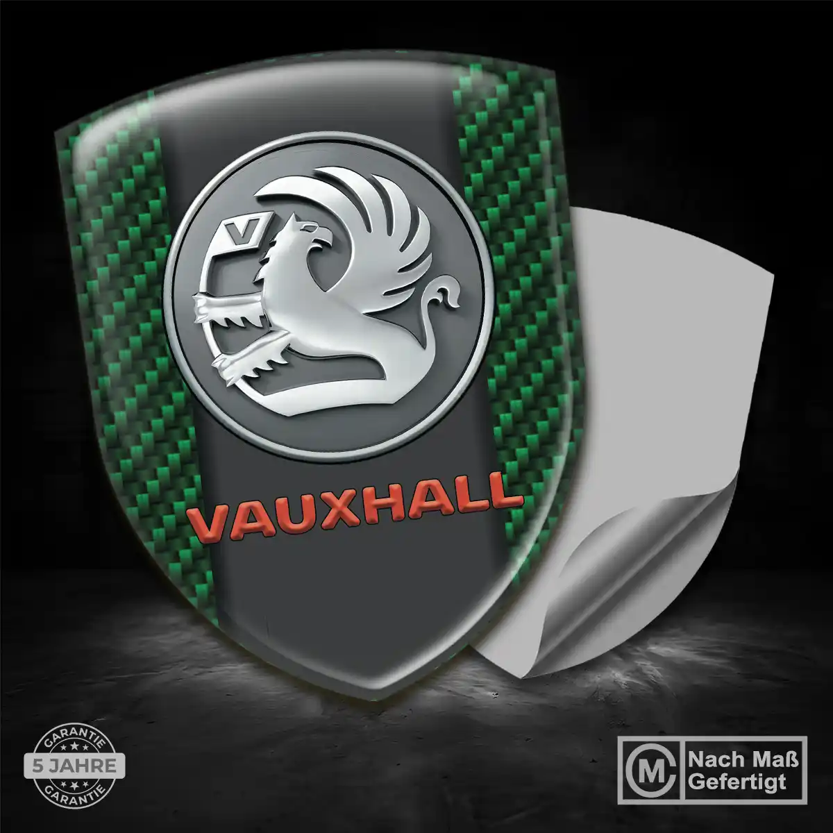 Vauxhall Embleme Silikon Aufkleber Tuningfahrzeug