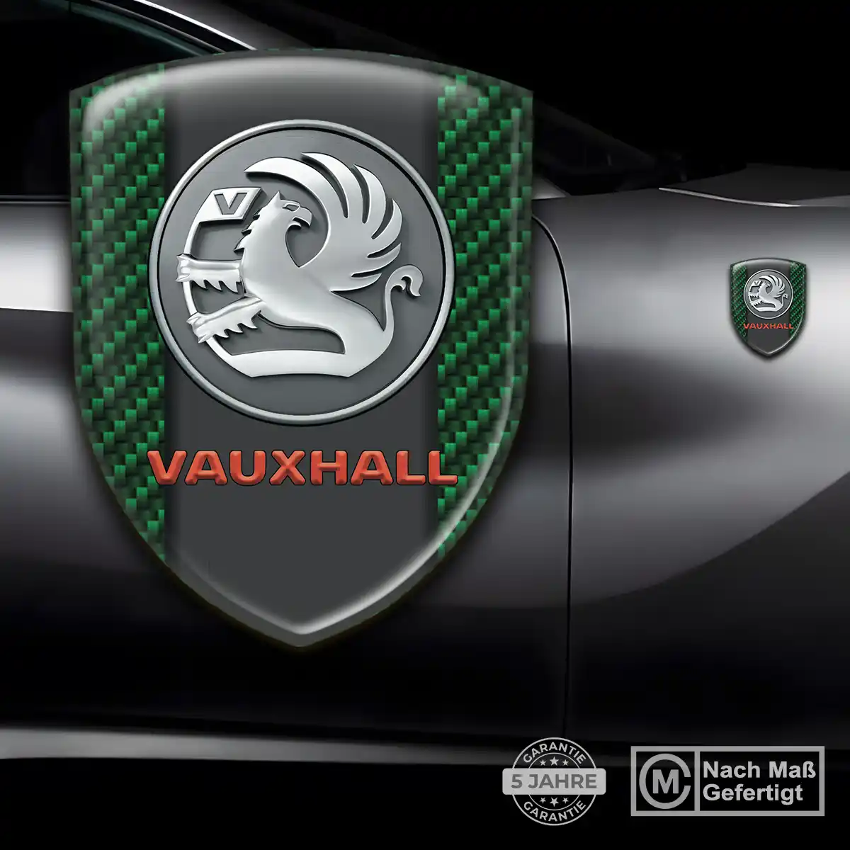 Vauxhall Embleme Silikon Aufkleber Tuningfahrzeug