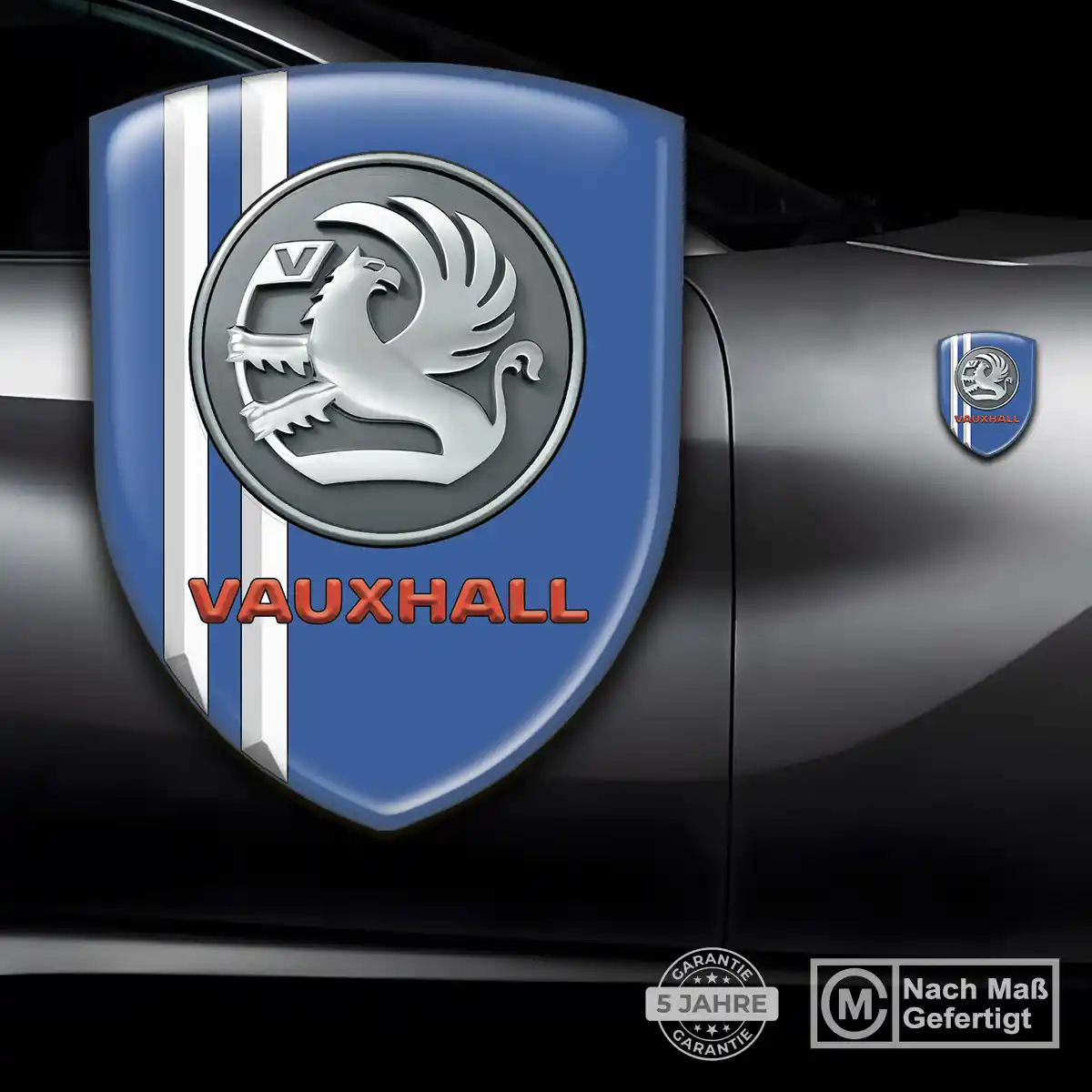 Vauxhall Silikon Aufkleber Auto Premium-Edition