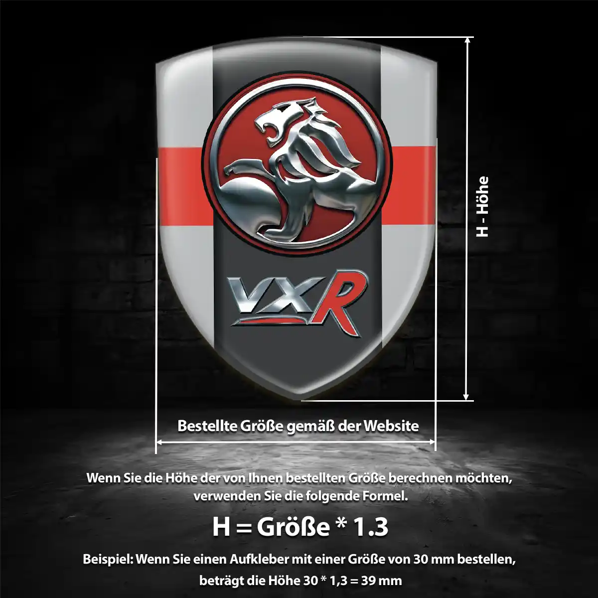 Vauxhall Silikon Aufkleber Embleme Auto Interieurdesign