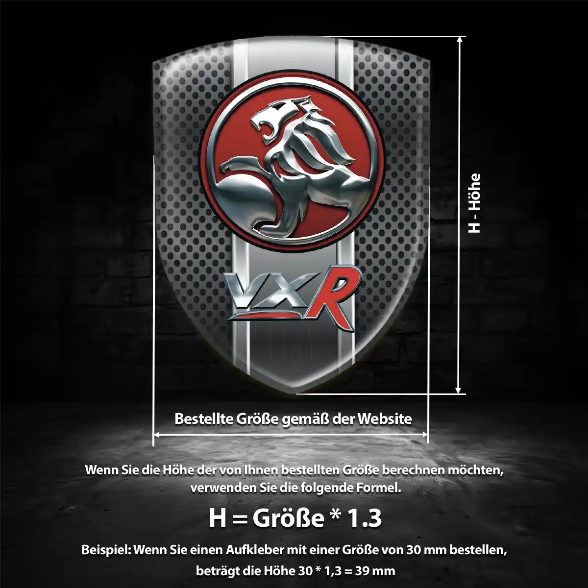 Vauxhall Silikon Aufkleber Embleme Auto Limitierte Auflage