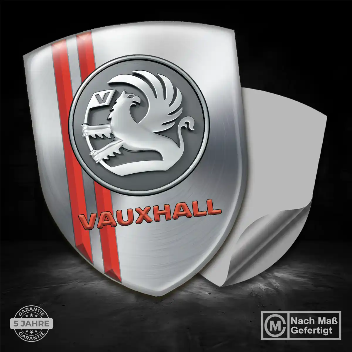 Vauxhall Silikon Aufkleber Embleme Edles Design
