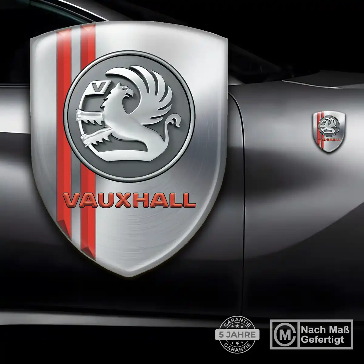 Vauxhall Silikon Aufkleber Embleme Edles Design