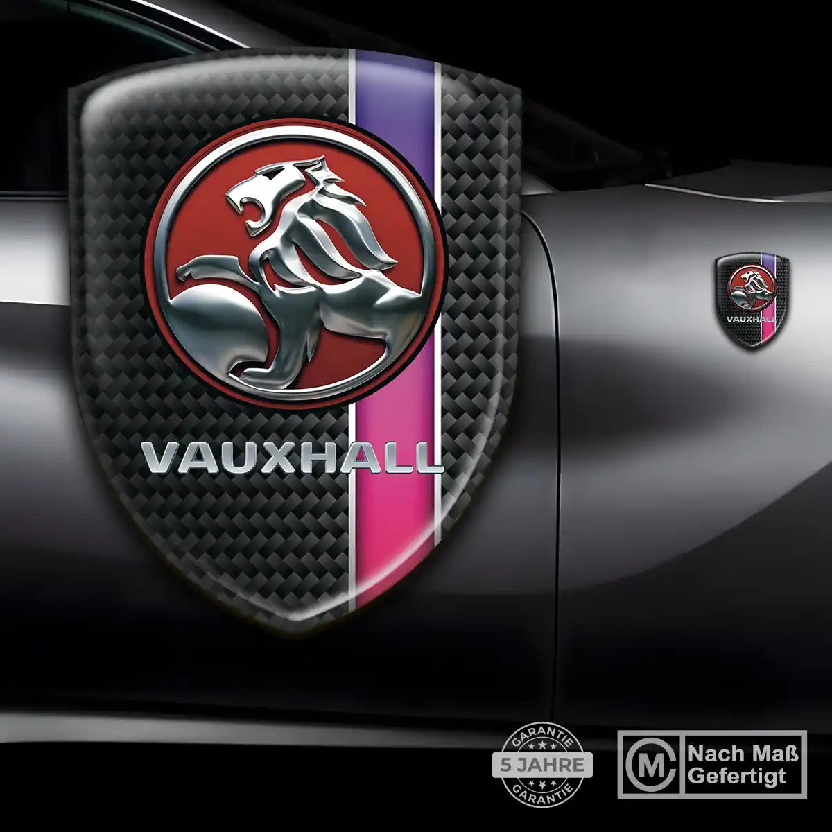 Vauxhall Silikon Aufkleber Embleme Elegantes Design