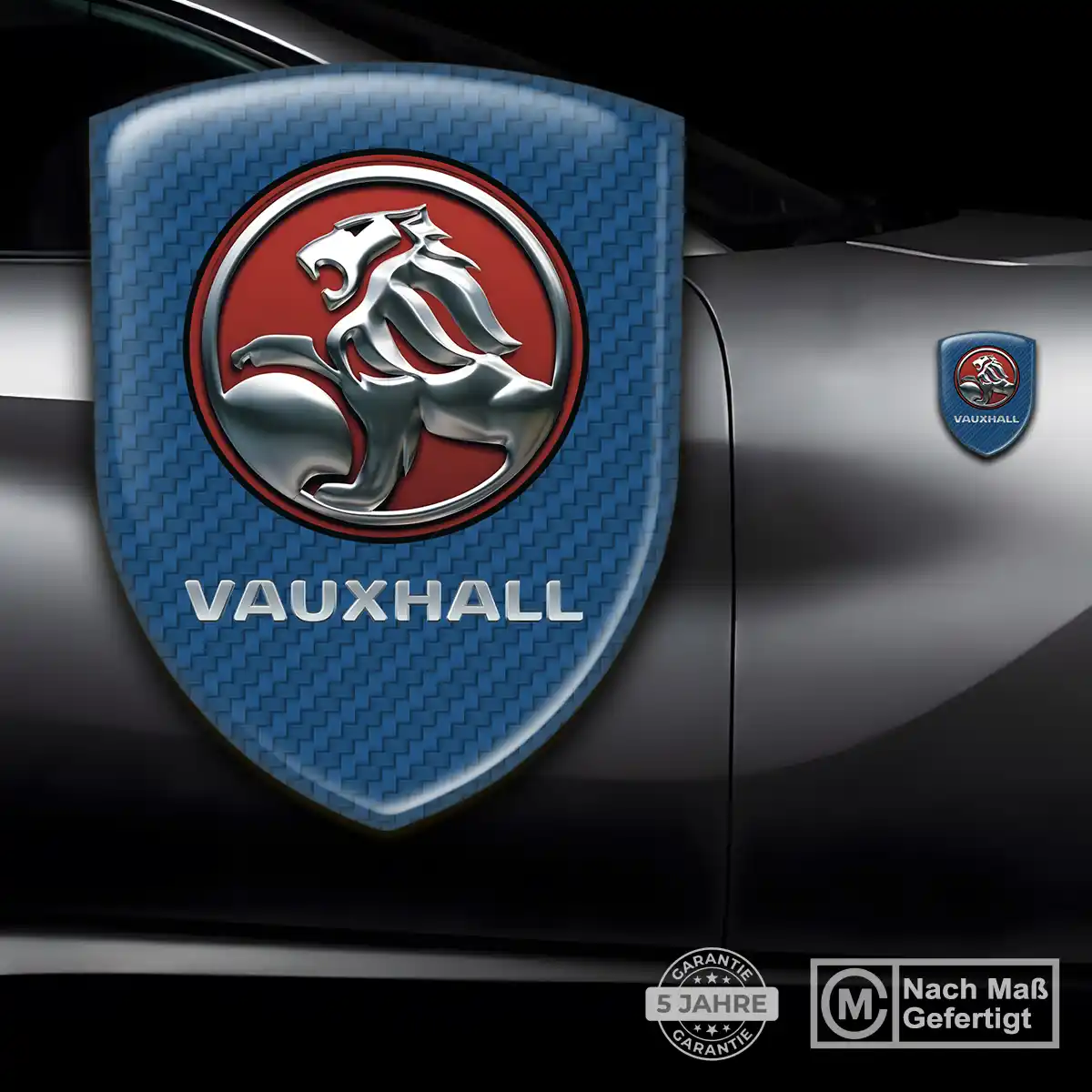 Vauxhall Silikon Aufkleber Embleme Tuningfahrzeug