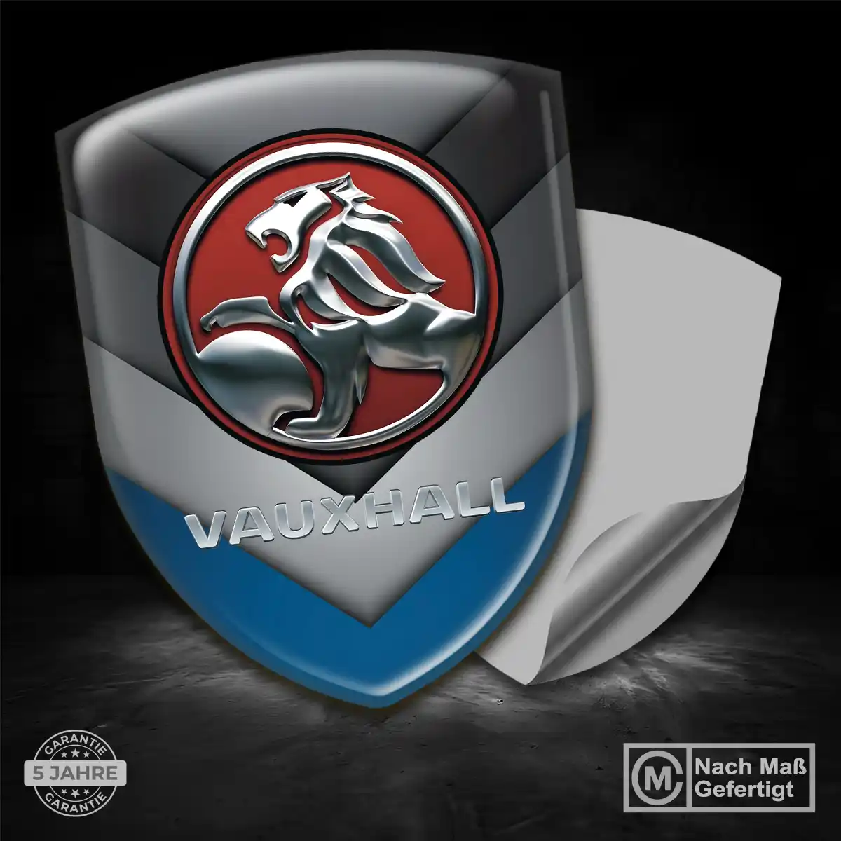 Vauxhall Silikon Aufkleber Wappen Anspruchsvolles Design