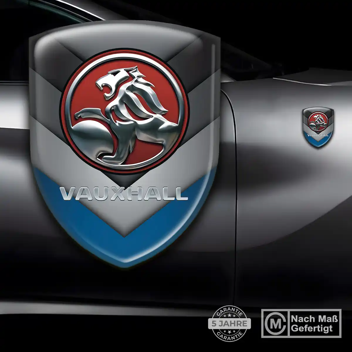 Vauxhall Silikon Aufkleber Wappen Anspruchsvolles Design