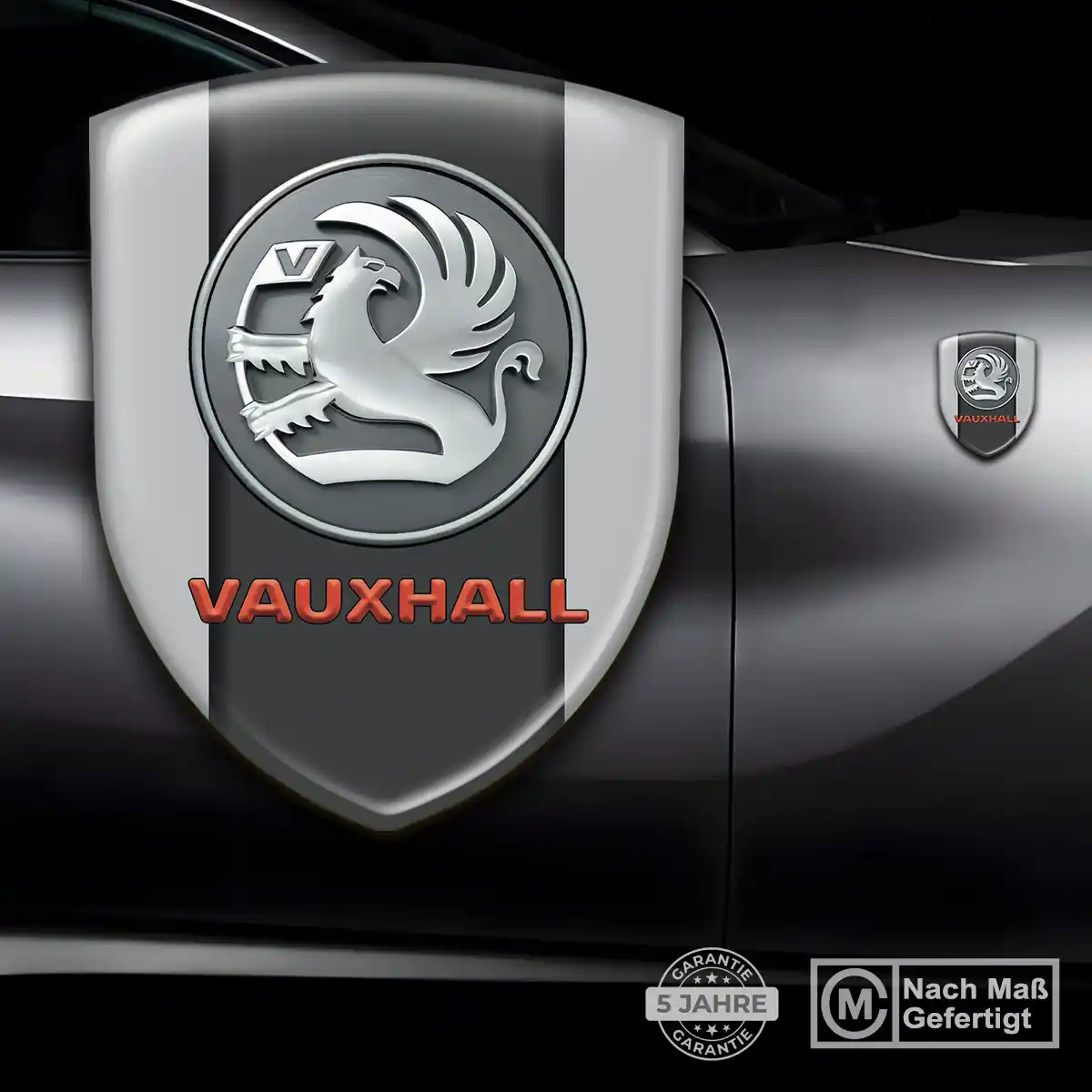 Vauxhall Silikon Aufkleber Wappen Auto Edles Design