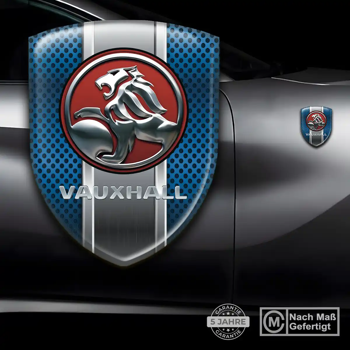 Vauxhall Silikon Aufkleber Wappen Auto Interieurdesign