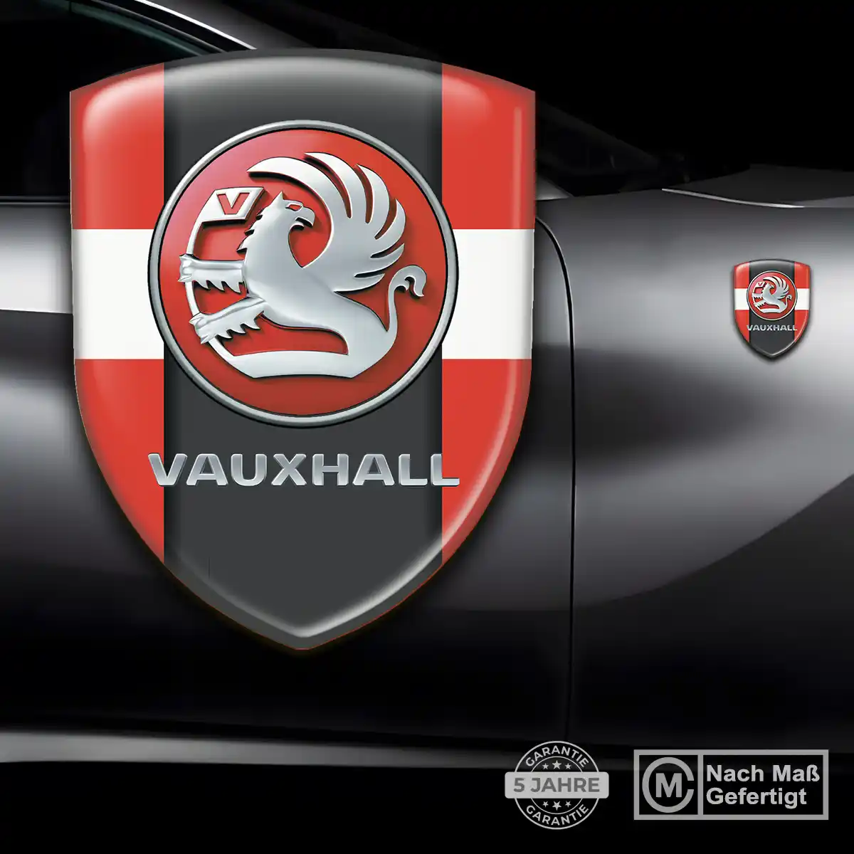 Vauxhall Silikon Aufkleber Wappen Auto Limitierte Auflage