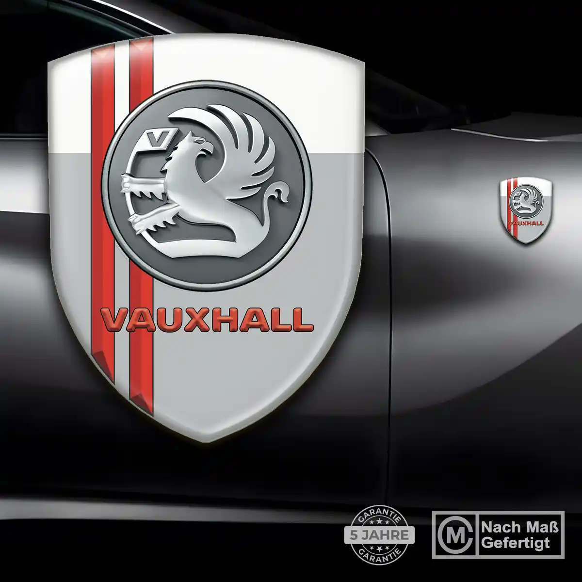 Vauxhall Silikon Aufkleber Wappen Auto Markenedition