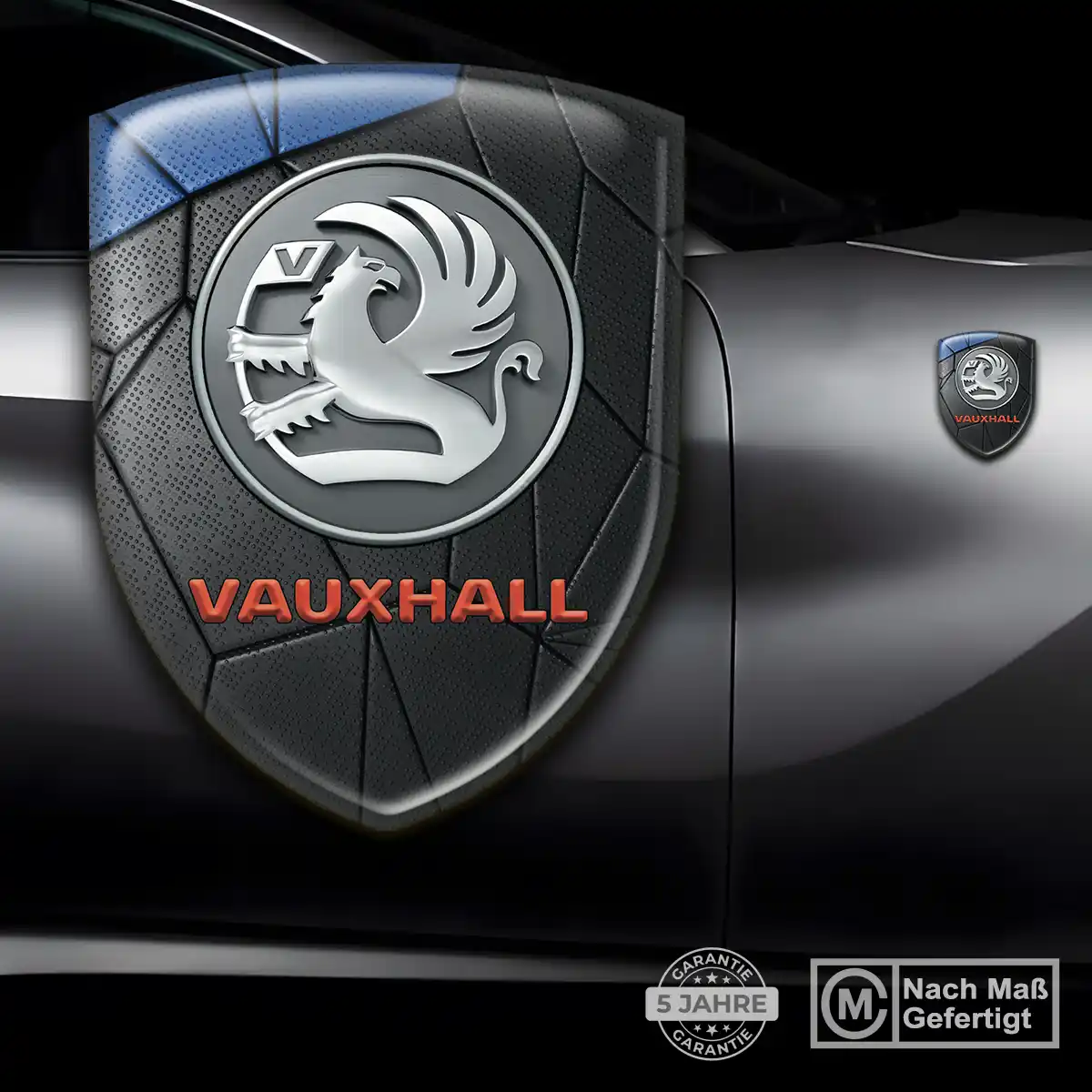 Vauxhall Silikon Aufkleber Wappen Auto Premium-Edition