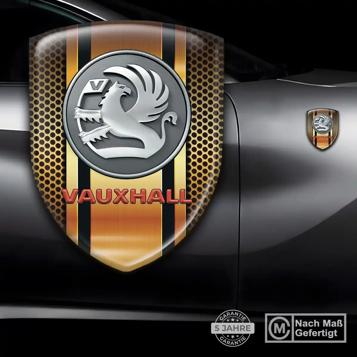 Vauxhall Silikon Aufkleber Wappen Hochwertiges Harz