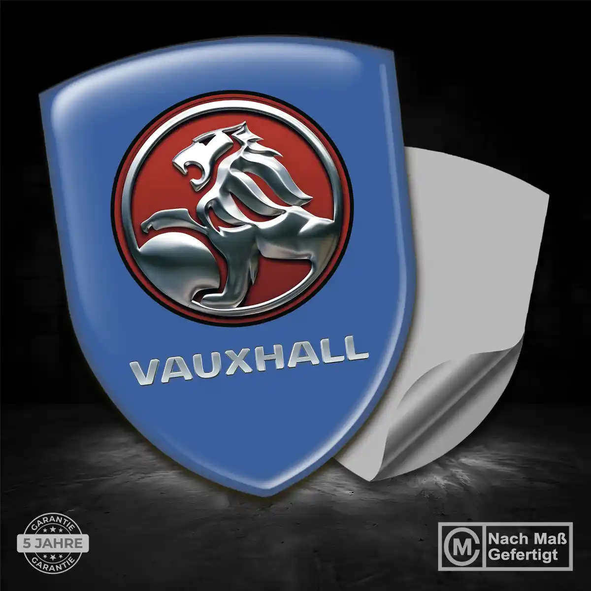 Vauxhall Silikon Aufkleber Wappen Luxus-Edition