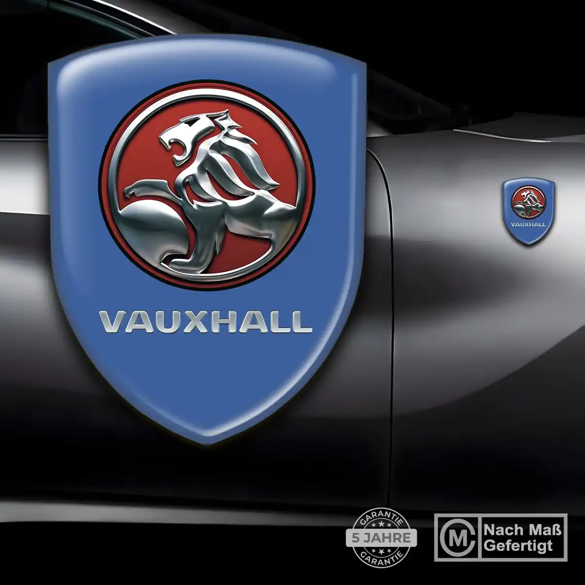 Vauxhall Silikon Aufkleber Wappen Luxus-Edition