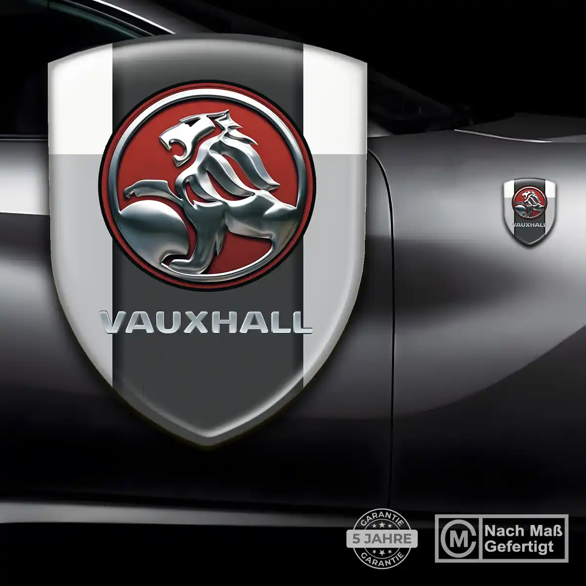 Vauxhall Silikon Aufkleber Wappen Markenedition