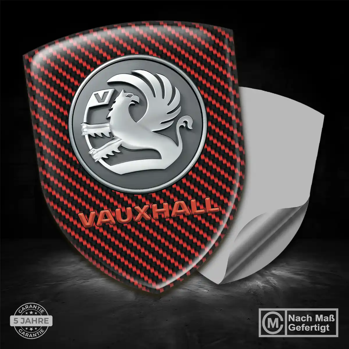 Vauxhall Silikon Aufkleber Wappen Modernes Design