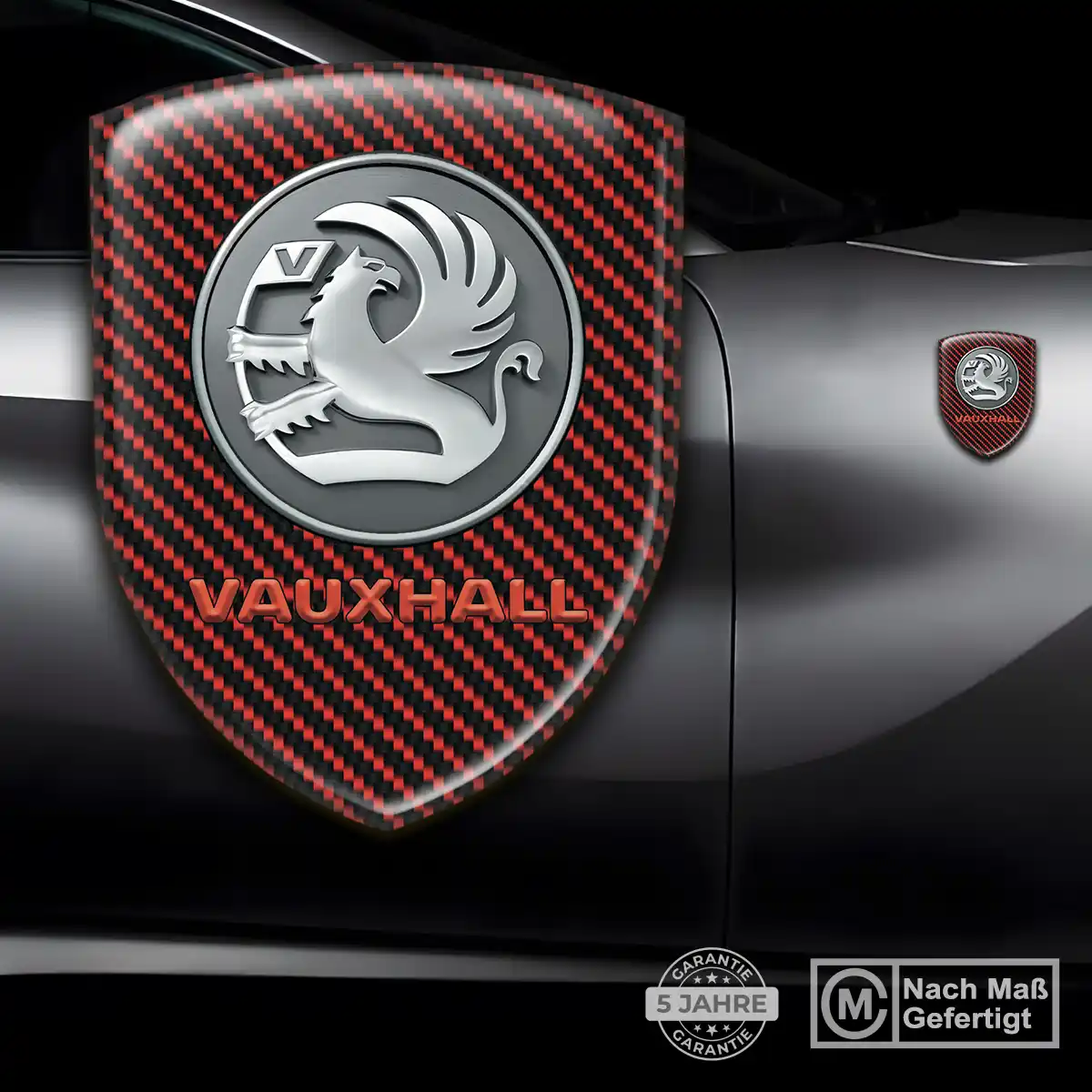 Vauxhall Silikon Aufkleber Wappen Modernes Design