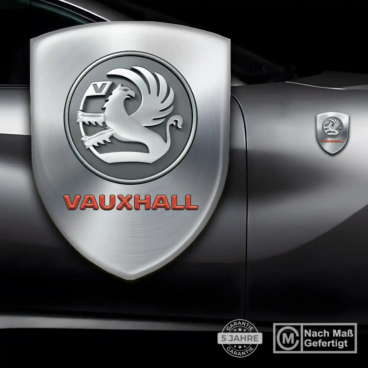 Vauxhall Silikon Aufkleber Wappen Premiumqualität