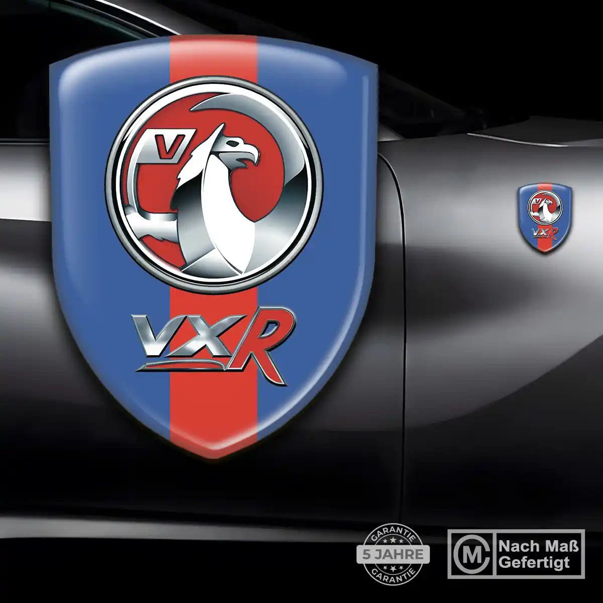 Vauxhall Silikon Aufkleber Wappen Tuningfahrzeug