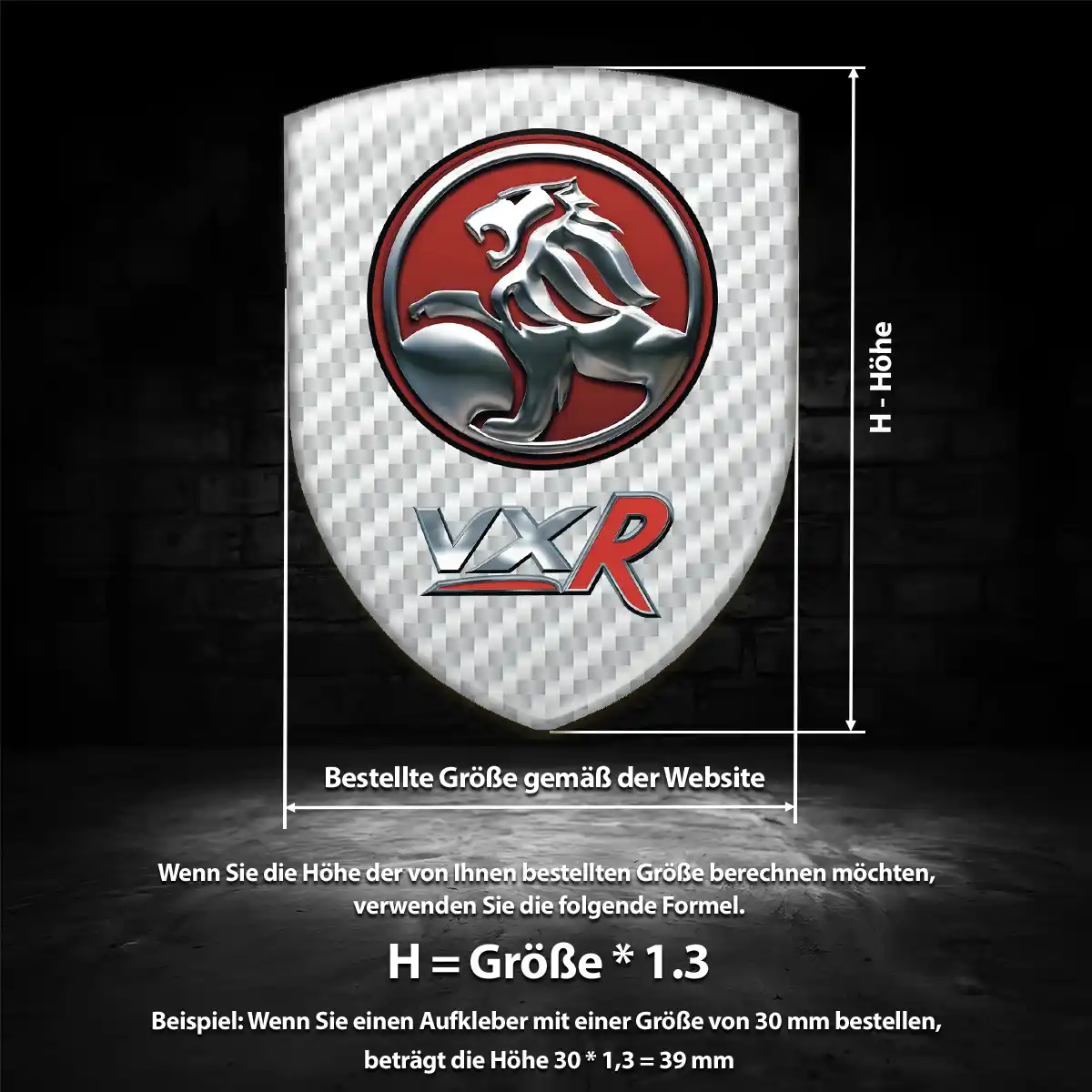 Vauxhall Wappen Aufkleber Auto Anspruchsvolles Design