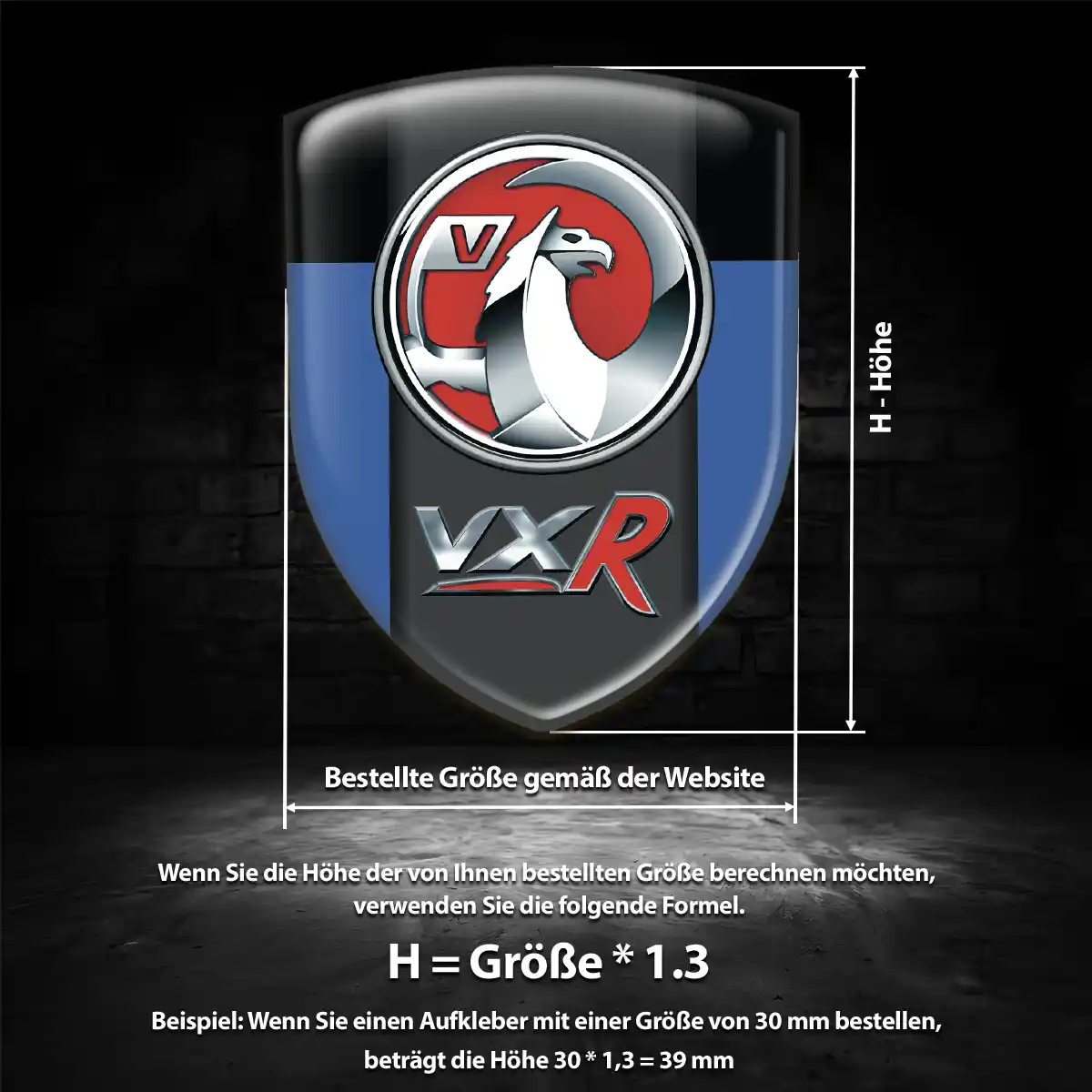 Vauxhall Wappen Aufkleber Auto Exterieurdesign