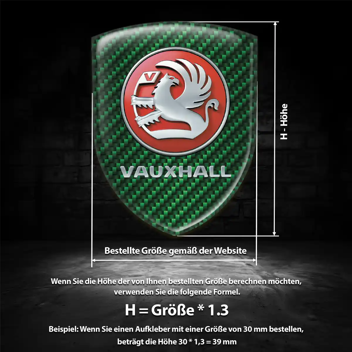 Vauxhall Wappen Aufkleber Auto Hohe Qualität