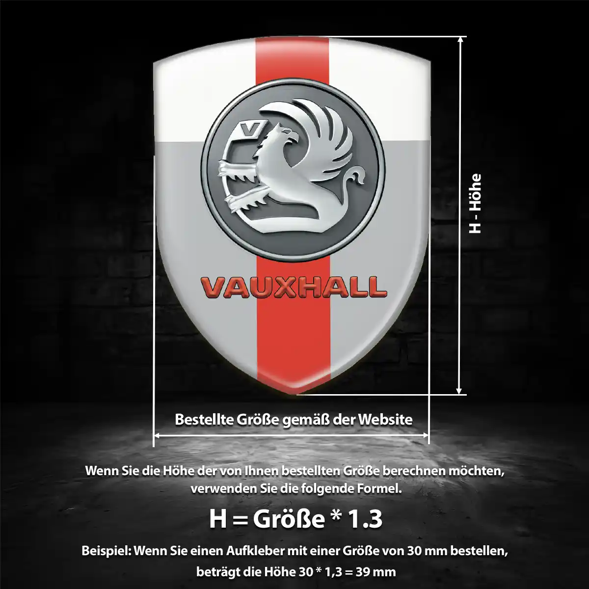 Vauxhall Wappen Aufkleber Auto Modernes Design