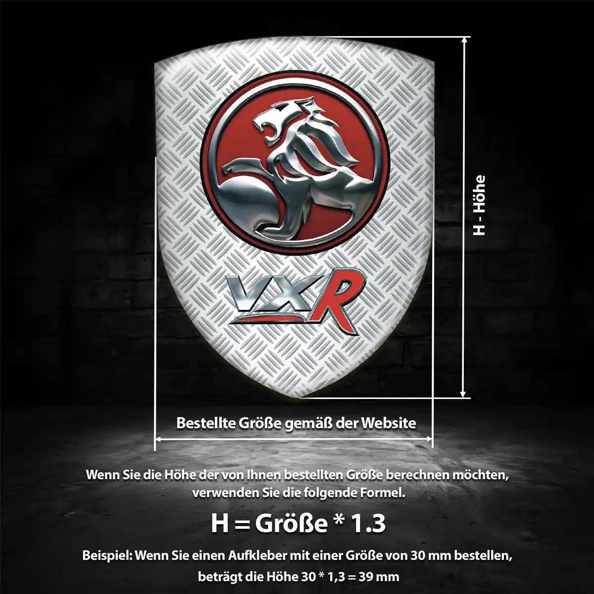 Vauxhall Wappen Aufkleber Edles Design
