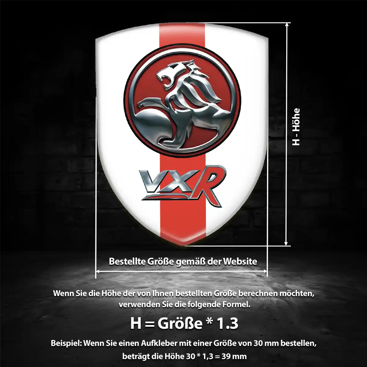Vauxhall Wappen Aufkleber Elegantes Design
