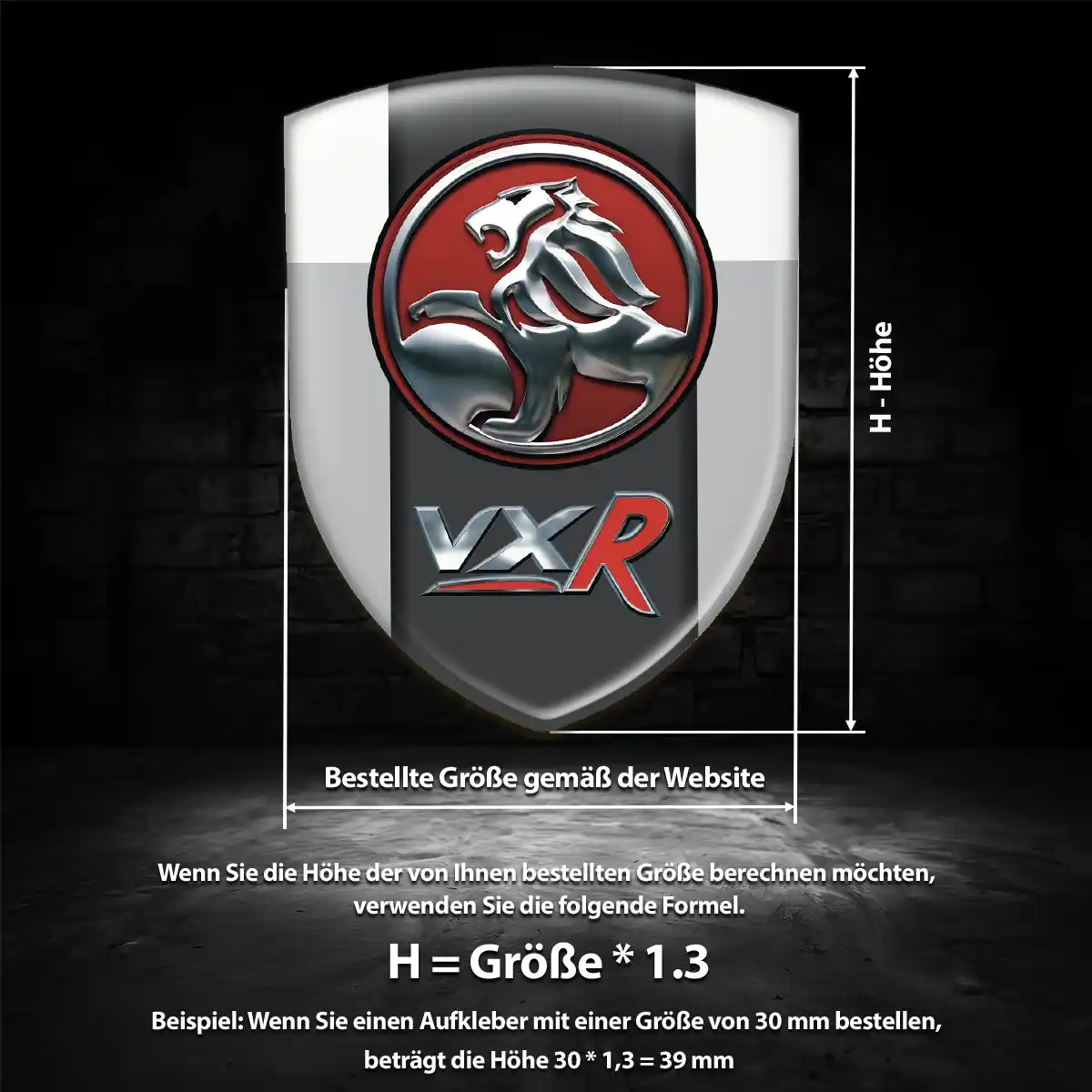 Vauxhall Wappen Aufkleber Emblem Auto Edles Design