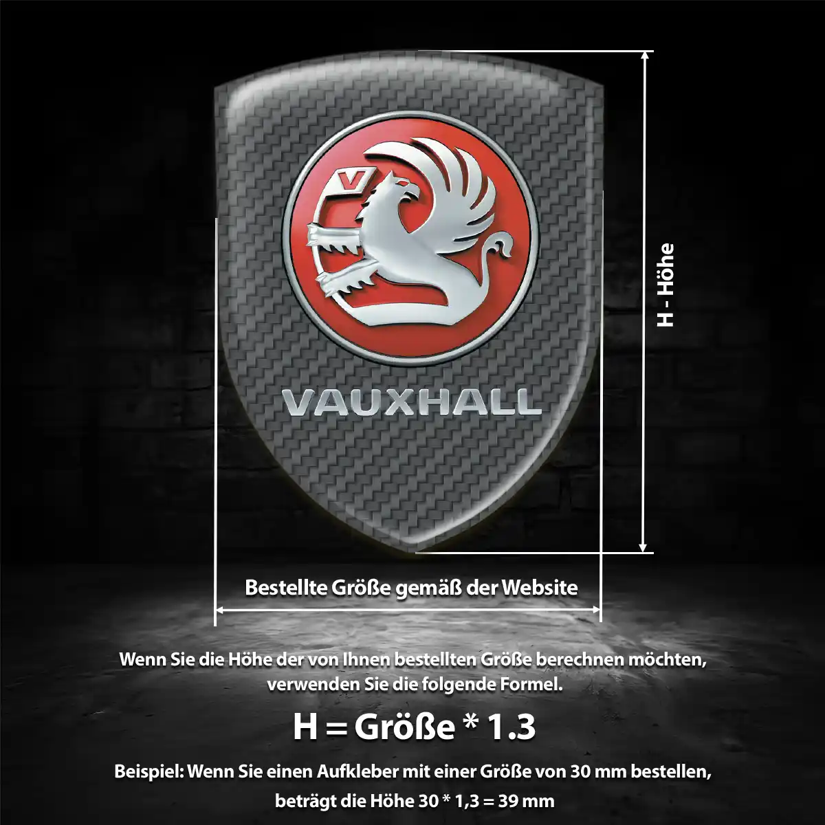 Vauxhall Wappen Aufkleber Emblem Auto Interieurdesign