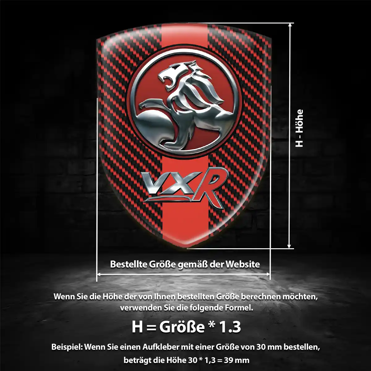 Vauxhall Wappen Aufkleber Emblem Auto Limitierte Auflage