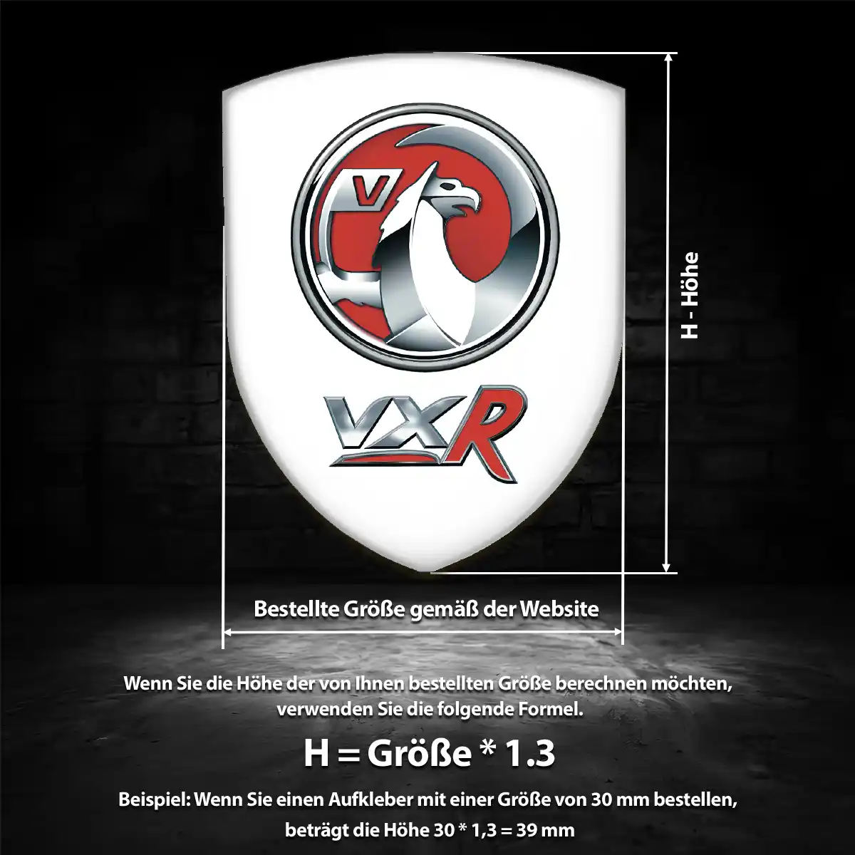 Vauxhall Wappen Aufkleber Emblem Auto Modernes Design