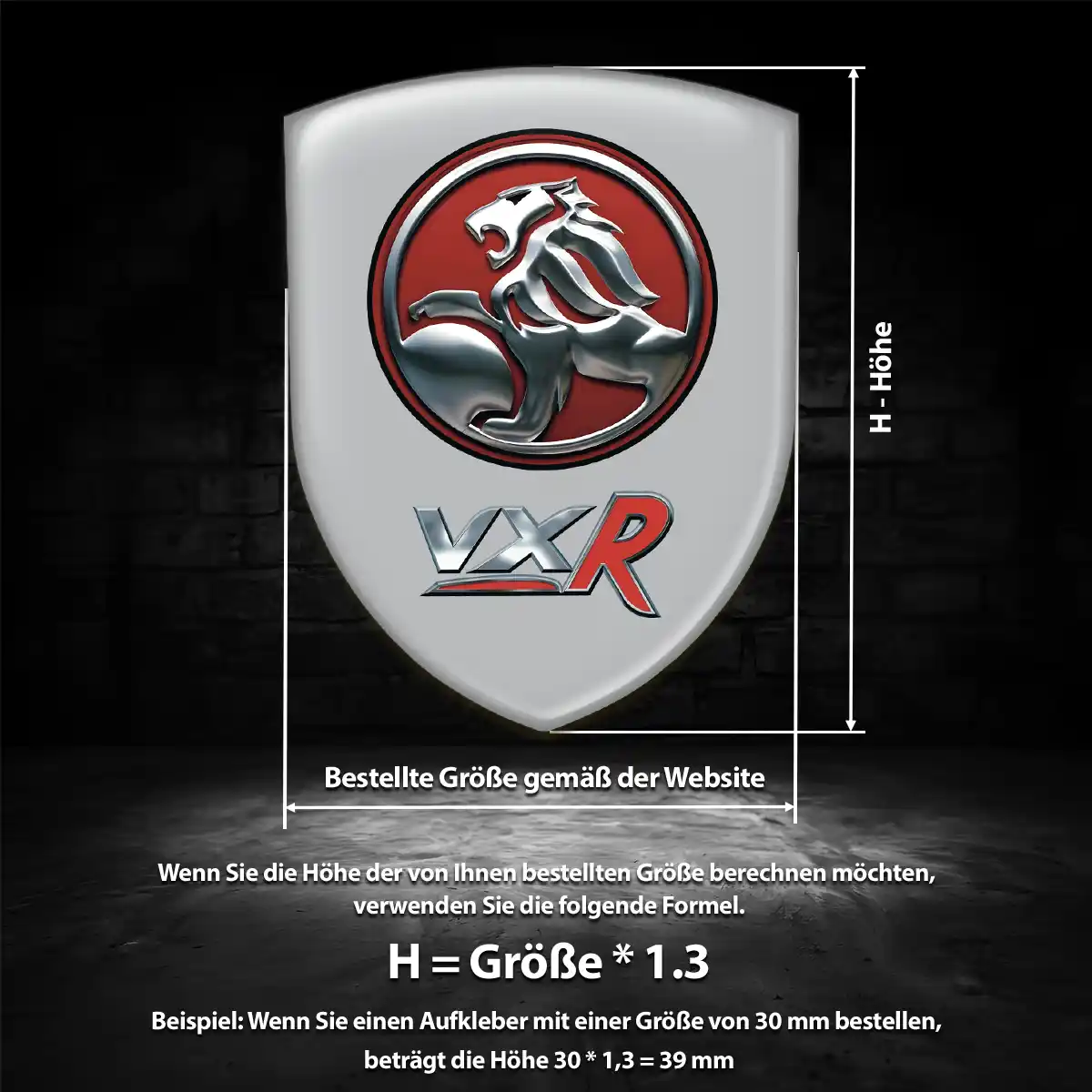 Vauxhall Wappen Aufkleber Emblem Markenedition