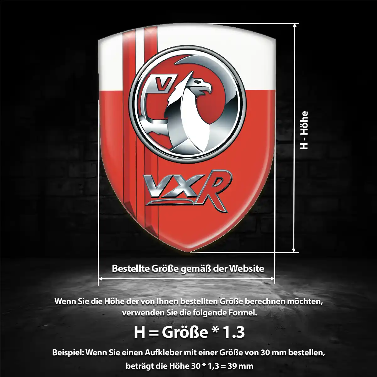 Vauxhall Wappen Aufkleber Erstklassige Qualität