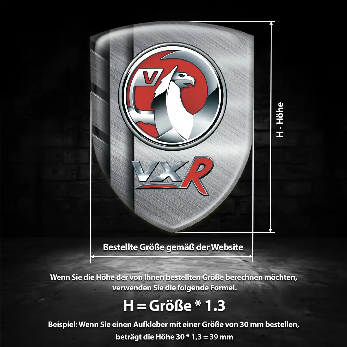Vauxhall Wappen Aufkleber Interieurdesign