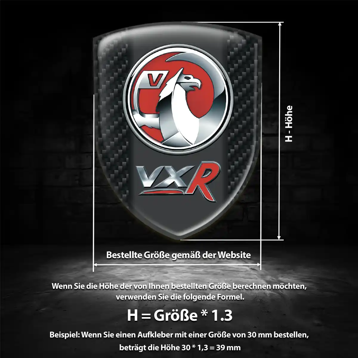 Vauxhall Wappen Emblem Aufkleber Auto Exterieurdesign