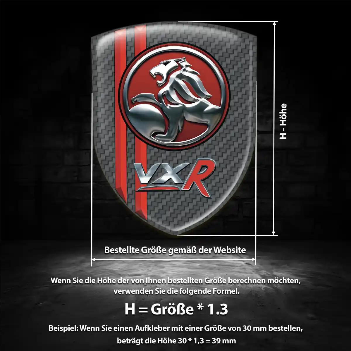 Vauxhall Wappen Emblem Aufkleber Auto Limitierte Auflage