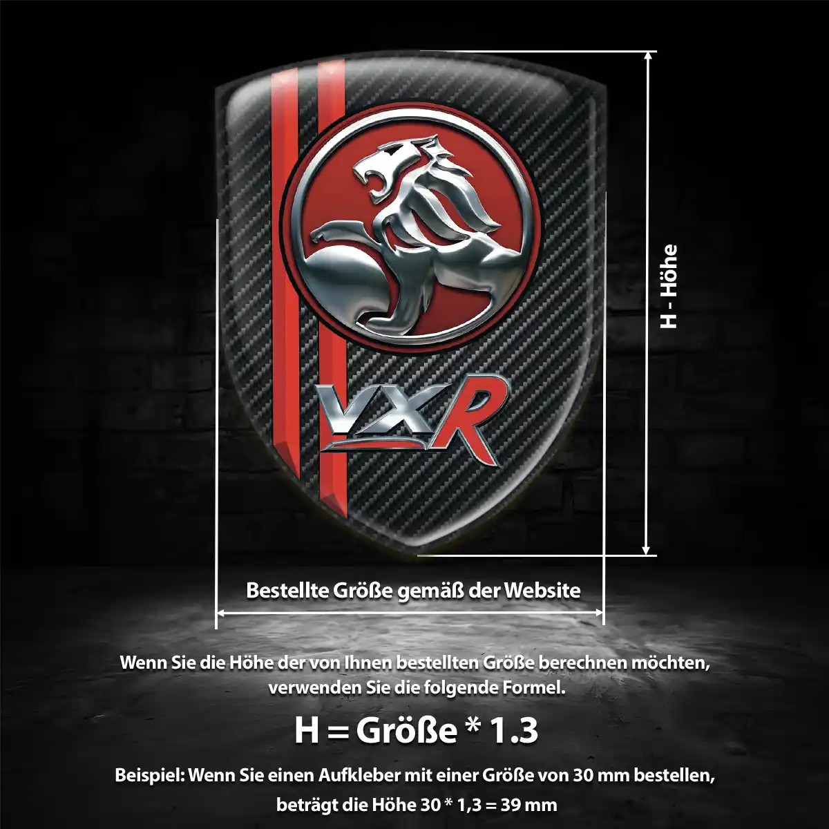 Vauxhall Wappen Emblem Aufkleber Auto Markenedition