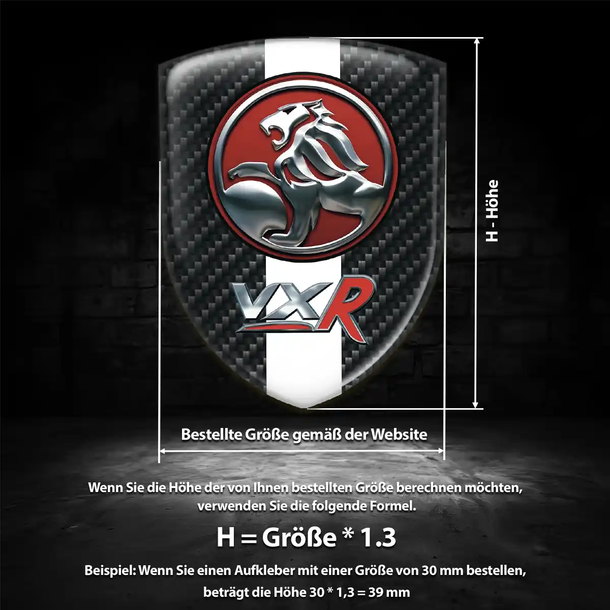 Vauxhall Wappen Emblem Aufkleber Auto Stilvolles Design