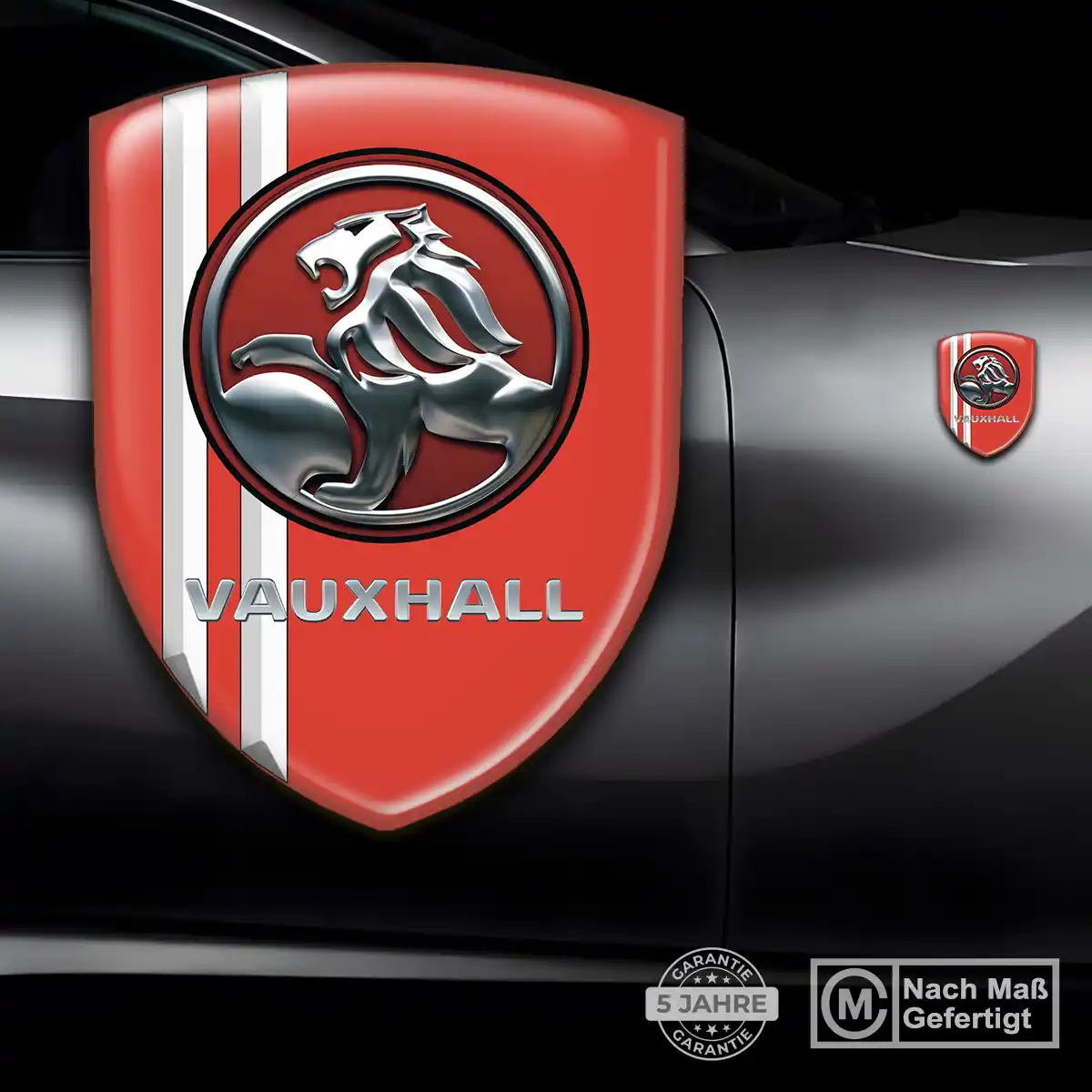 Vauxhall Wappen Emblem Aufkleber Hochwertiges Harz