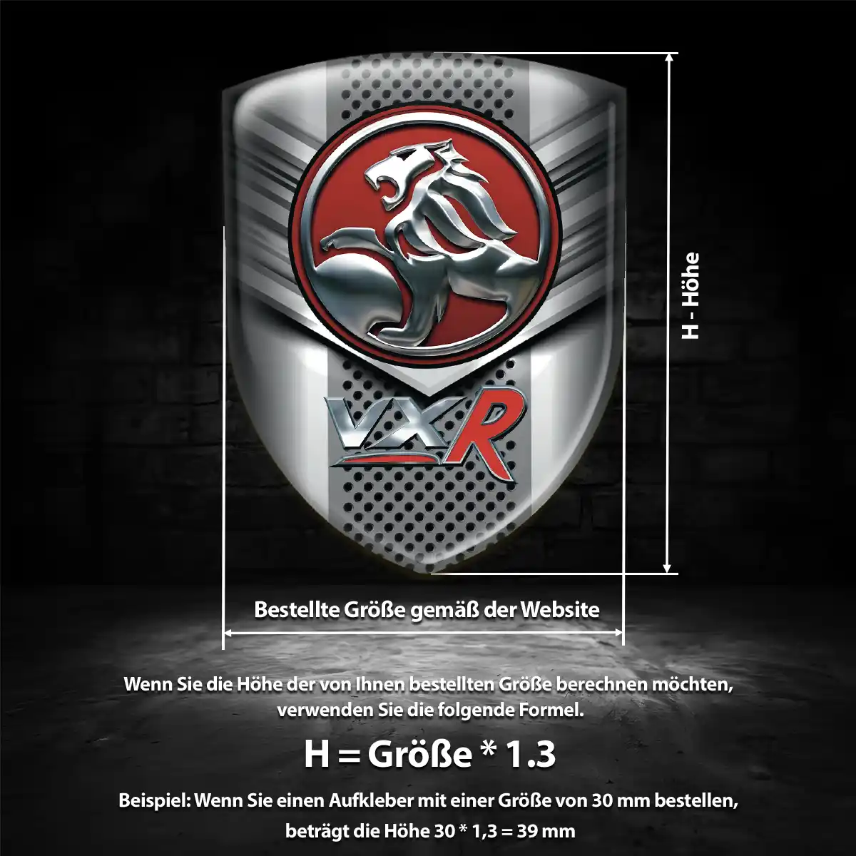 Vauxhall Wappen Emblem Aufkleber Markenedition
