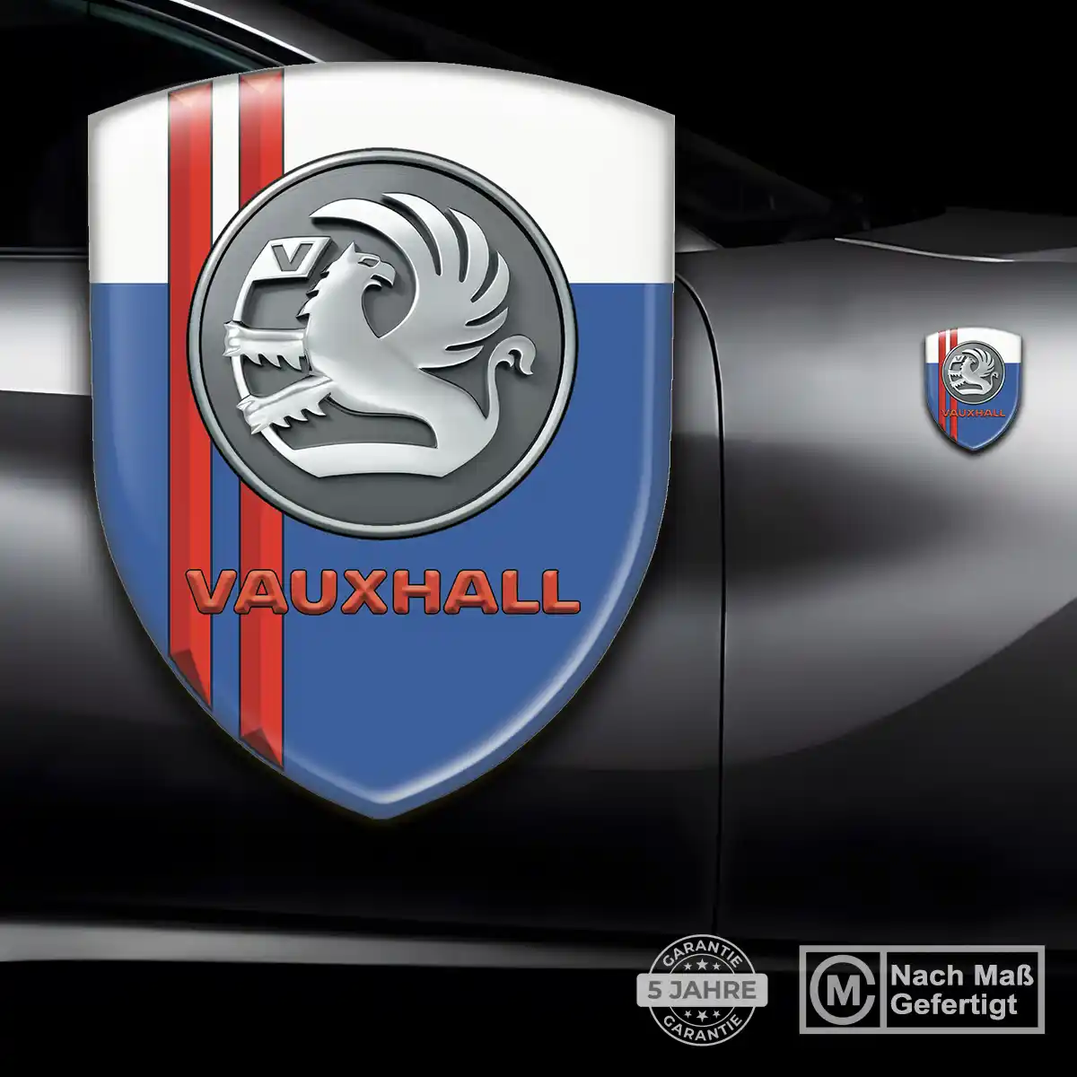 Vauxhall Wappen Emblem Aufkleber Premium-Edition