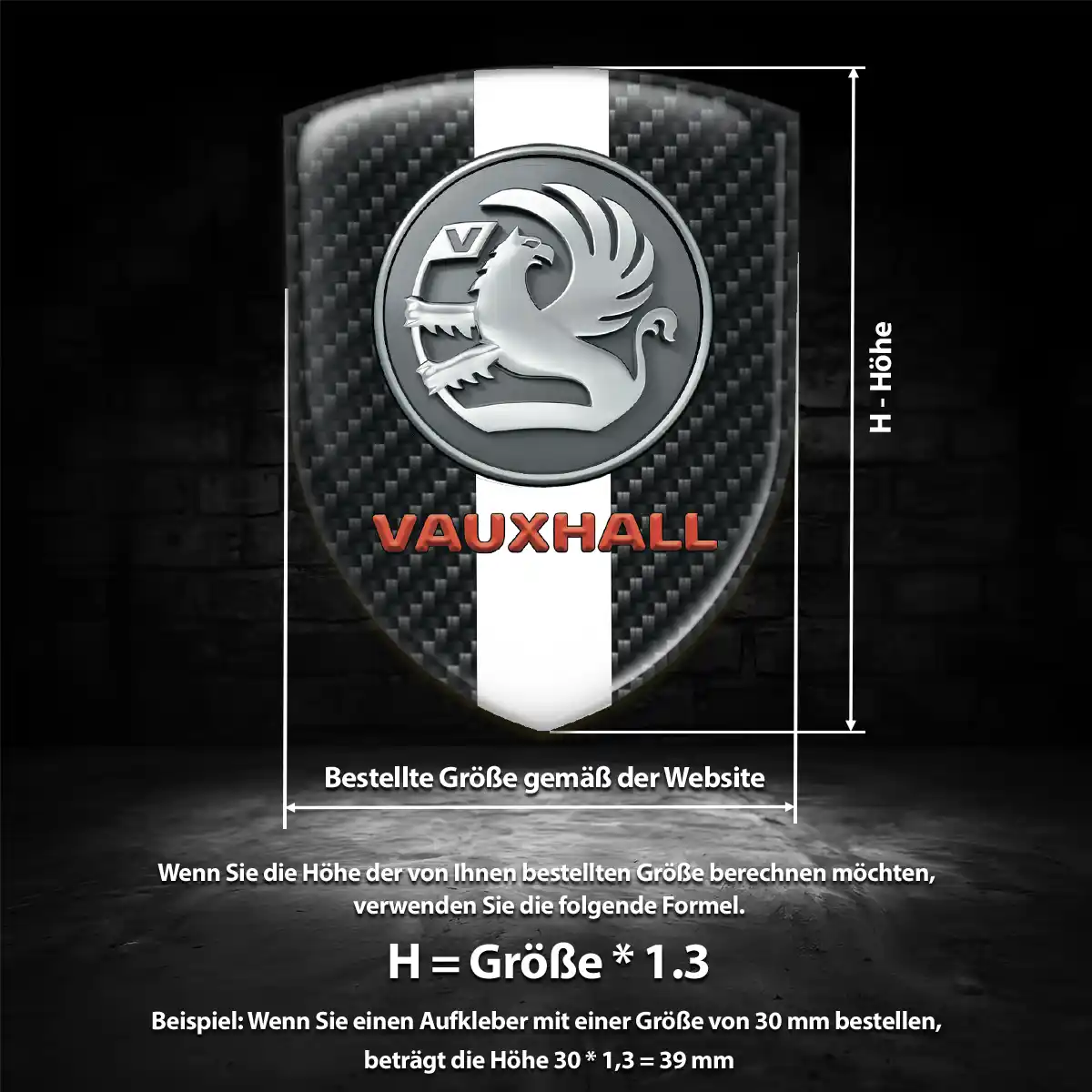 Vauxhall Wappen Emblem Ausdrucksstarkes Design