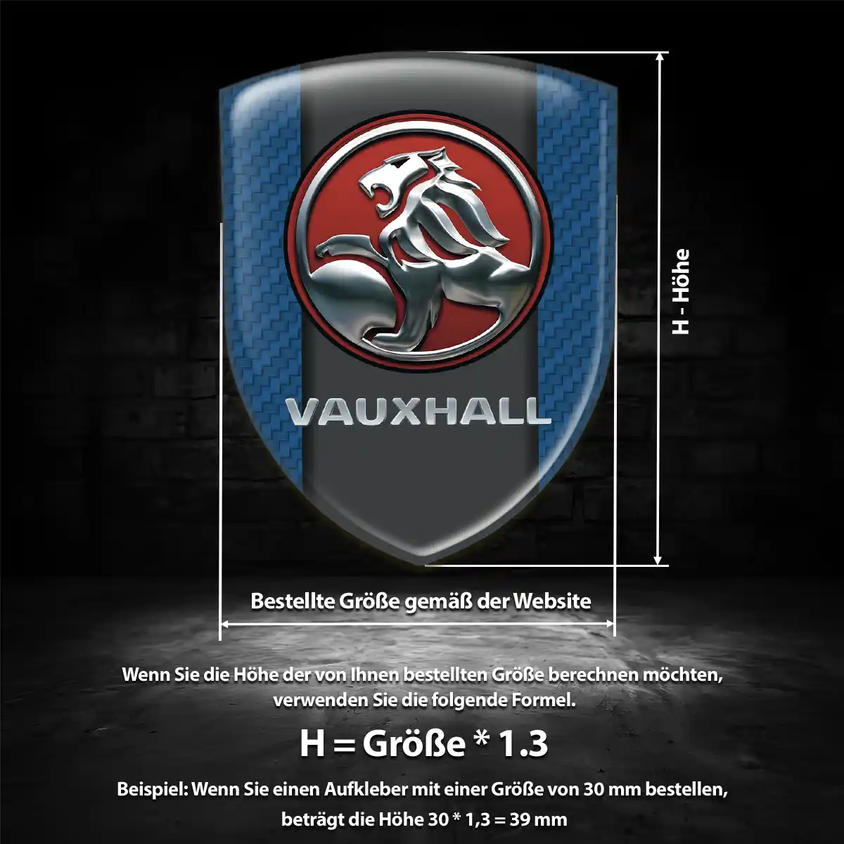 Vauxhall Wappen Emblem Auto Hohe Qualität