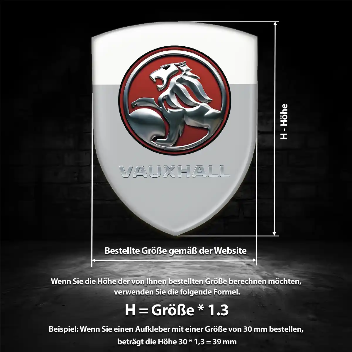 Vauxhall Wappen Emblem Auto Interieurdesign
