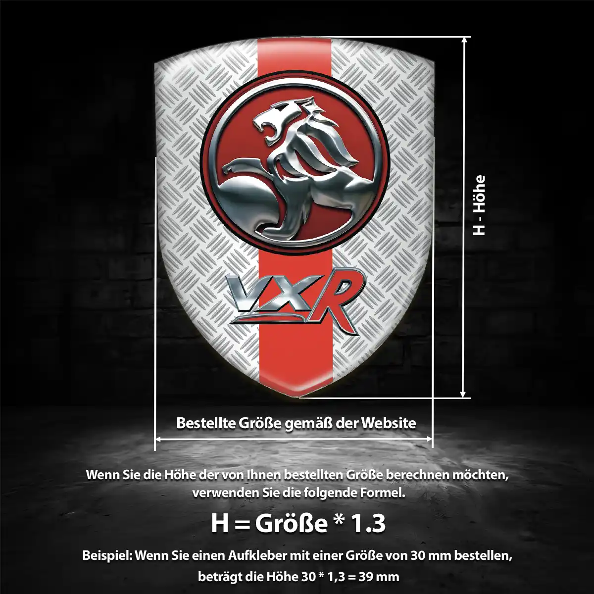 Vauxhall Wappen Emblem Auto Premiumqualität